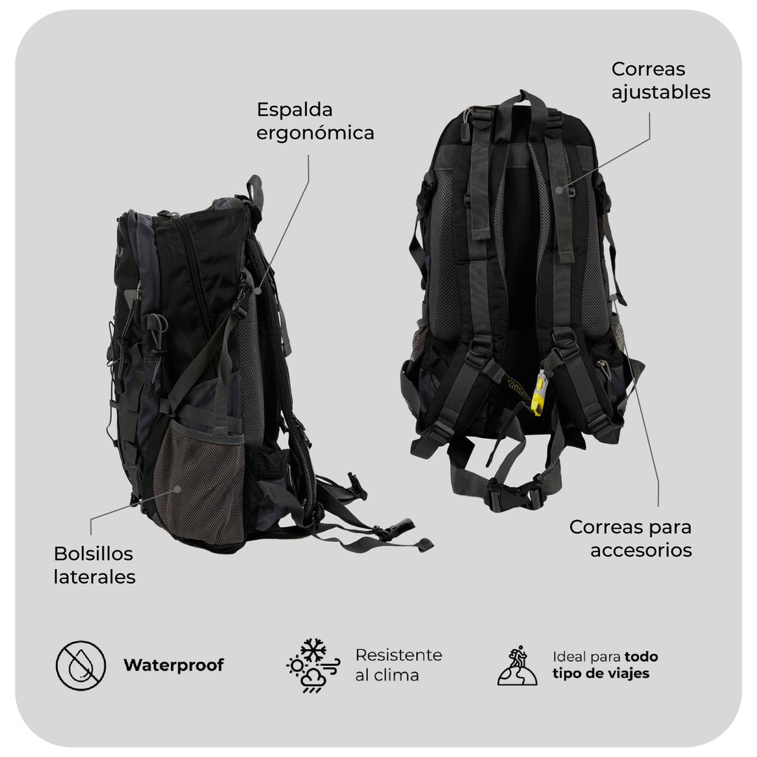 Mochila Outdoor 40L Laguna Pirquinco