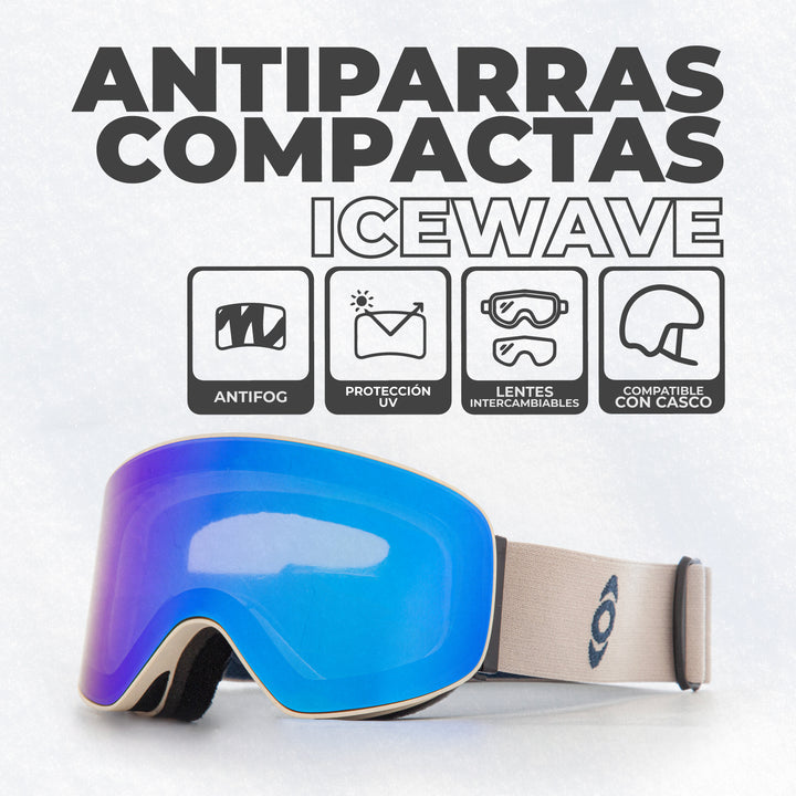 Combo Casco FROST + Antiparras ICEWAVE