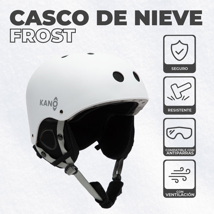 Combo Casco FROST + Antiparras ICEWAVE