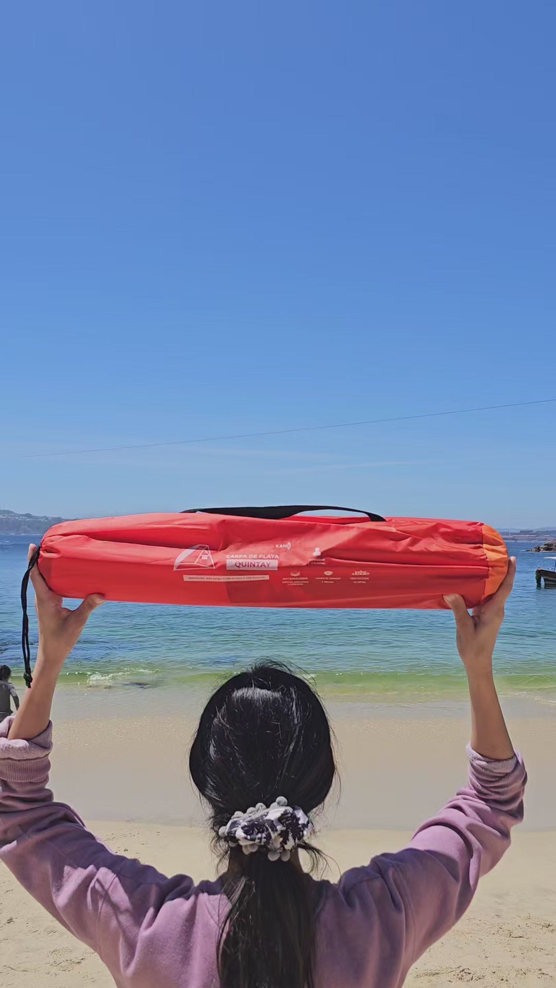 Carpa de Playa Paraviento Quintay UPF 30+