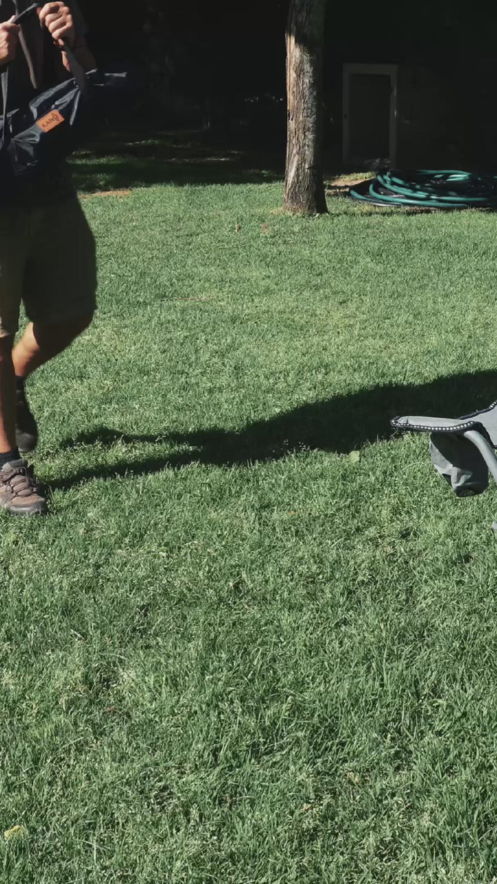 Mesa Plegable de Madera Oscura Para Camping Natural